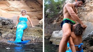 Mermaid Slut Seduces Me To Suck My Dick While I Was Sailing With Friends - porn video