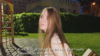 Met a classmate on the street and fucked her the same day - porn video